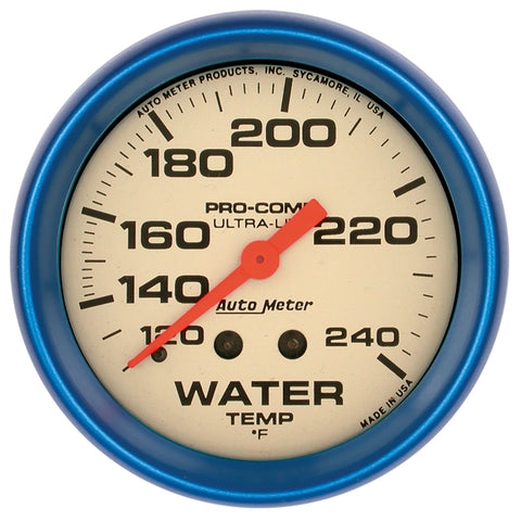 2-5/8" WATER TEMPERATURE 120-240 °F ULTRA-NITE