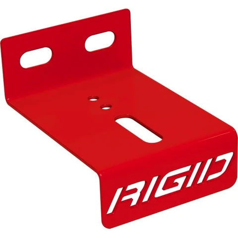 RIGID Slat Wall Light Mounting Bracket Stainless Steel Red Powder Coat Single