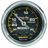 2-1/16" BOOST/VACUUM 30 IN HG/30 PSI CARBON FIBER