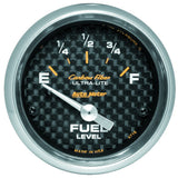 2-1/16" FUEL LEVEL 240-33 O SSE CARBON FIBER