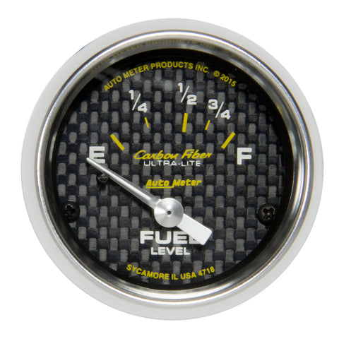 2-1/16" FUEL LEVEL 16-158 O CARBON FIBER