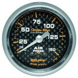 2-1/16" AIR PRESSURE 0-150 PSI CARBON FIBER
