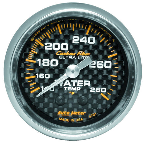 2-1/16" WATER TEMPERATURE 140-280 °F CARBON FIBER