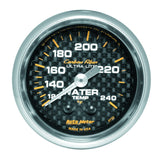 2-1/16" WATER TEMPERATURE 120-240 °F CARBON FIBER