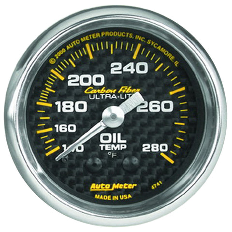 2-1/16" OIL TEMPERATURE 140-280 °F CARBON FIBER
