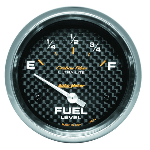 2-5/8" FUEL LEVEL 0-90 O SSE CARBON FIBER