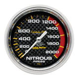 2-5/8" NITROUS PRESSURE 0-2000 PSI CARBON FIBER