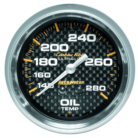 2-5/8" OIL TEMPERATURE 140-280 °F CARBON FIBER