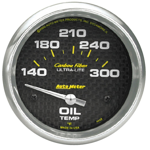 2-5/8" OIL TEMPERATURE 140-300 °F CARBON FIBER