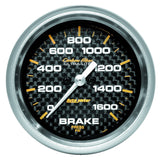 2-5/8" BRAKE PRESSURE 0-1600 PSI CARBON FIBER