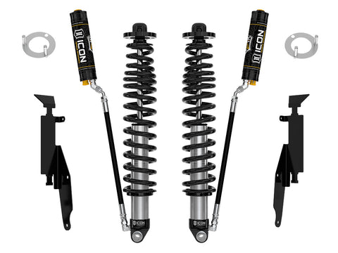 ICON 2021-2026 Ford Bronco Rear 1.25-3” Lift V.S. 2.5 Series Coilover Kit Remote Reservoir W/ CDCV Pair