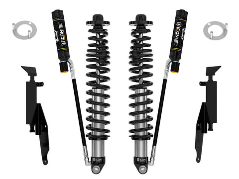 ICON 2021-2026 Ford Bronco Rear 1.25-3” Lift V.S. 2.5 Series Coilover Kit Remote Reservoir W/ CDEV Pair