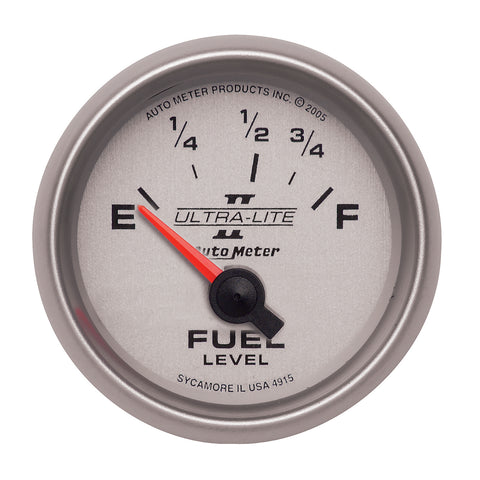 2-1/16" FUEL LEVEL 73- 10 O ULTRA-LITE II