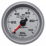 2-1/16" OIL PRESSURE 0-100 PSI ULTRA-LITE II