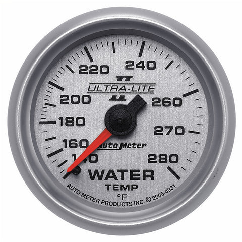 2-1/16" WATER TEMPERATURE 140-280 °F ULTRA-LITE II