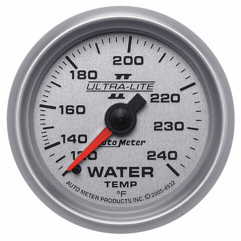 2-1/16" WATER TEMPERATURE 120-240 °F ULTRA-LITE II