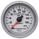 2-1/16" PYROMETER 0-2000 °F ULTRA-LITE II