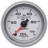 2-1/16" OIL PRESSURE 0-100 PSI ULTRA-LITE II