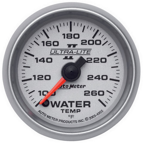 2-1/16" WATER TEMPERATURE 100-260 °F ULTRA-LITE II