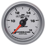 2-1/16" WIDEBAND AIR/FUEL RATIO ANALOG 8:1-18:1 AFR ULTRA-LITE II