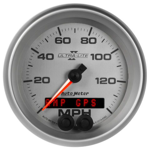 3-3/8" GPS SPEEDOMETER 0-140 MPH ULTRA-LITE II