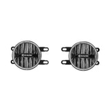KC Hilites 4 In Gravity LED G4 - 2-Light System - SAE/ECE - 10W Fog Beam - For 12-18 Toyota Tacoma