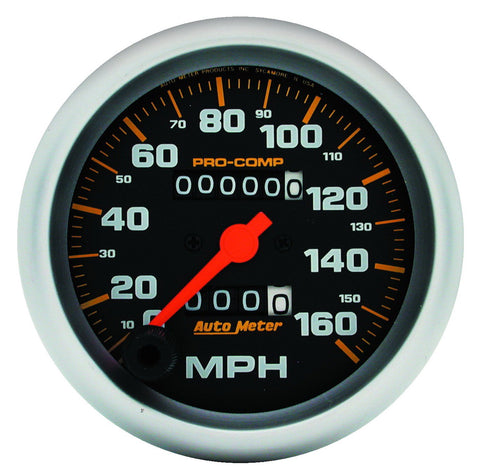 3-3/8" SPEEDOMETER 0-160 MPH PRO-COMP