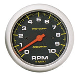 3-3/8" IN-DASH TACHOMETER 0-10000 RPM PRO-COMP