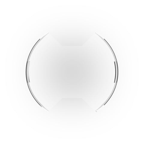 SlimLite 8 In. LED - Light Shield - Clear