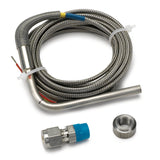 THERMOCOUPLE KIT TYPE K 1/4" DIA OPEN TIP 10FT INCL. STAINLESS COMP. & WELD BOSS