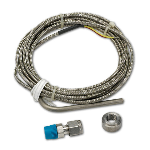 THERMOCOUPLE KIT TYPE K 3/16" DIA OPEN TIP 10FT INCL. STAINLESS COMP. & WELD BOSS