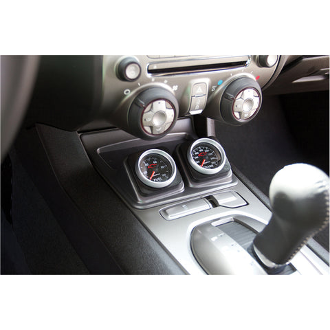 DIRECT FIT SHIFTER CONSOLE DUAL 2-1/16" CAMARO 10-15
