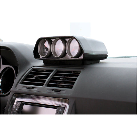DIRECT FIT DASH TOP TRIPLE 2-1/16" CHALLENGER