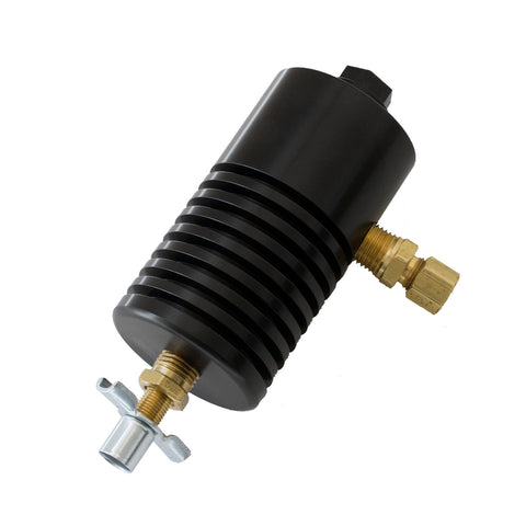 PARTICLE TRAP KIT EXHAUST PRESSURE ALUMINUM BLACK