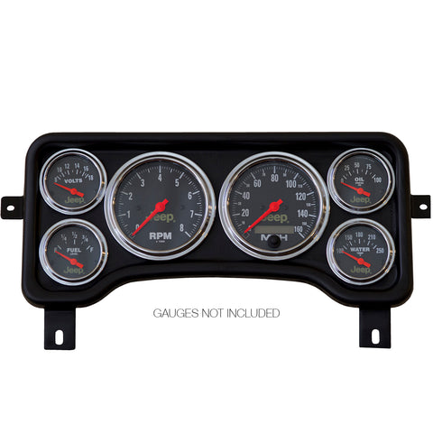 DIRECT FIT DASH PANEL 6 GAUGE JEEP TJ / XJ