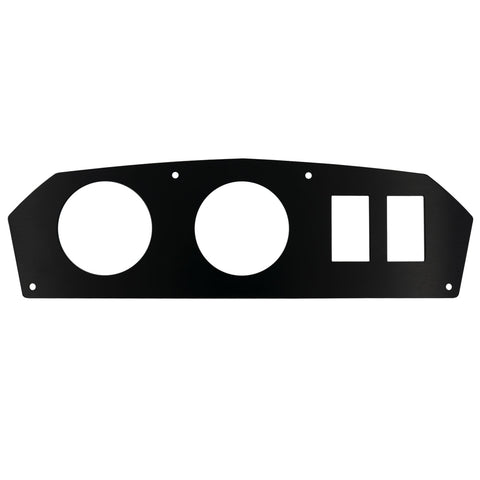 GAUGE PANEL FOR TWO 2-1/16" GAUGES AND TWO SWITCHES FITS CAN-AM MAVERICK 12-18 & COMMANDER 10-20