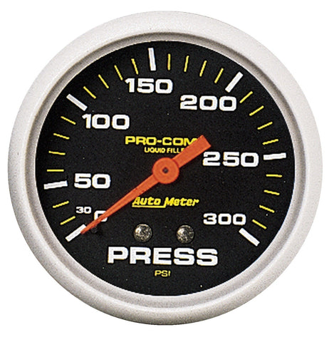 2-5/8" PRESSURE 0-300 PSI LIQUID FILLED PRO-COMP