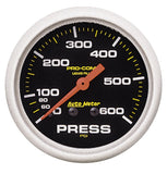 2-5/8" PRESSURE 0-600 PSI LIQUID FILLED PRO-COMP