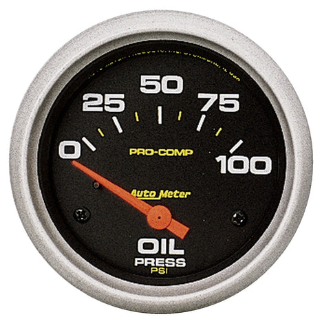 2-5/8" OIL PRESSURE 0-100 PSI PRO-COMP