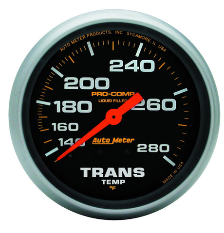 2-5/8" TRANSMISSION TEMPERATURE 140-280 °F LIQUID FILLED PRO-COMP