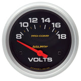 2-5/8" VOLTMETER 8-18V PRO-COMP