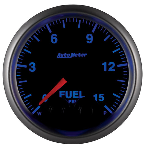 2-1/16" FUEL PRESSURE 0-15 PSI ELITE