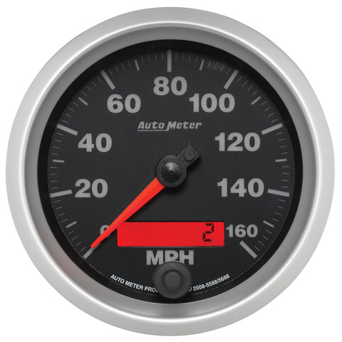 3-3/8" SPEEDOMETER 0-160 MPH ELITE