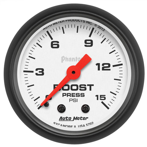 2-1/16" BOOST 0-15 PSI PHANTOM