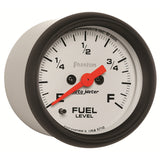 2-1/16" FUEL LEVEL PROGRAMMABLE 0-280 O PHANTOM