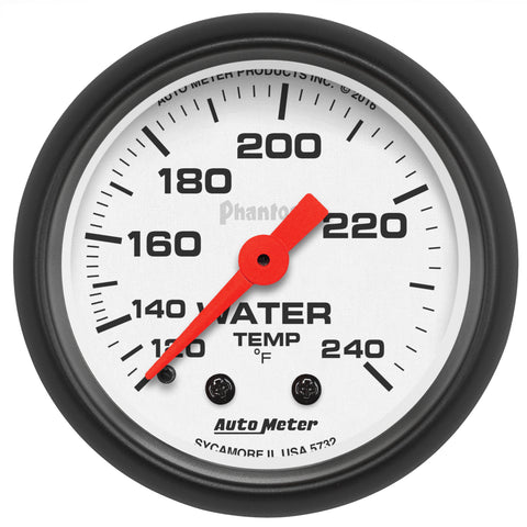 2-1/16" WATER TEMPERATURE 120-240 °F PHANTOM