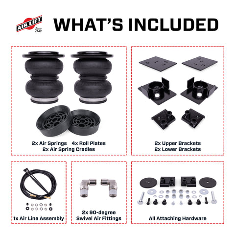 LoadLifter Air Spring Kit With Universal Air Spring Cradle - 57415