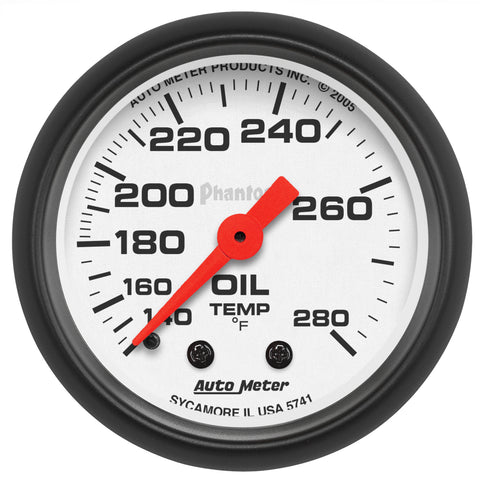 2-1/16" OIL TEMPERATURE 140-280 °F PHANTOM