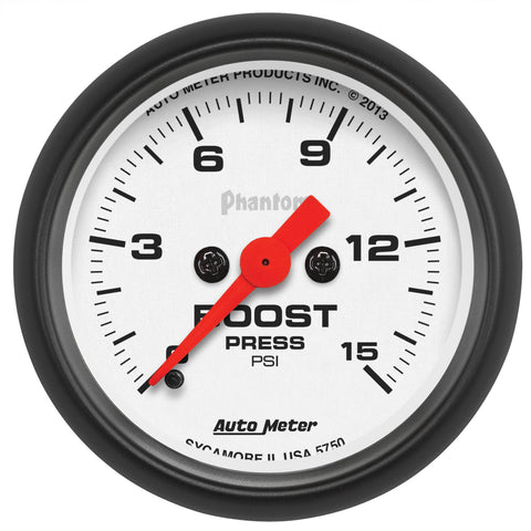 2-1/16" BOOST 0-15 PSI PHANTOM
