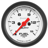 2-1/16" FUEL PRESSURE 0-15 PSI PHANTOM